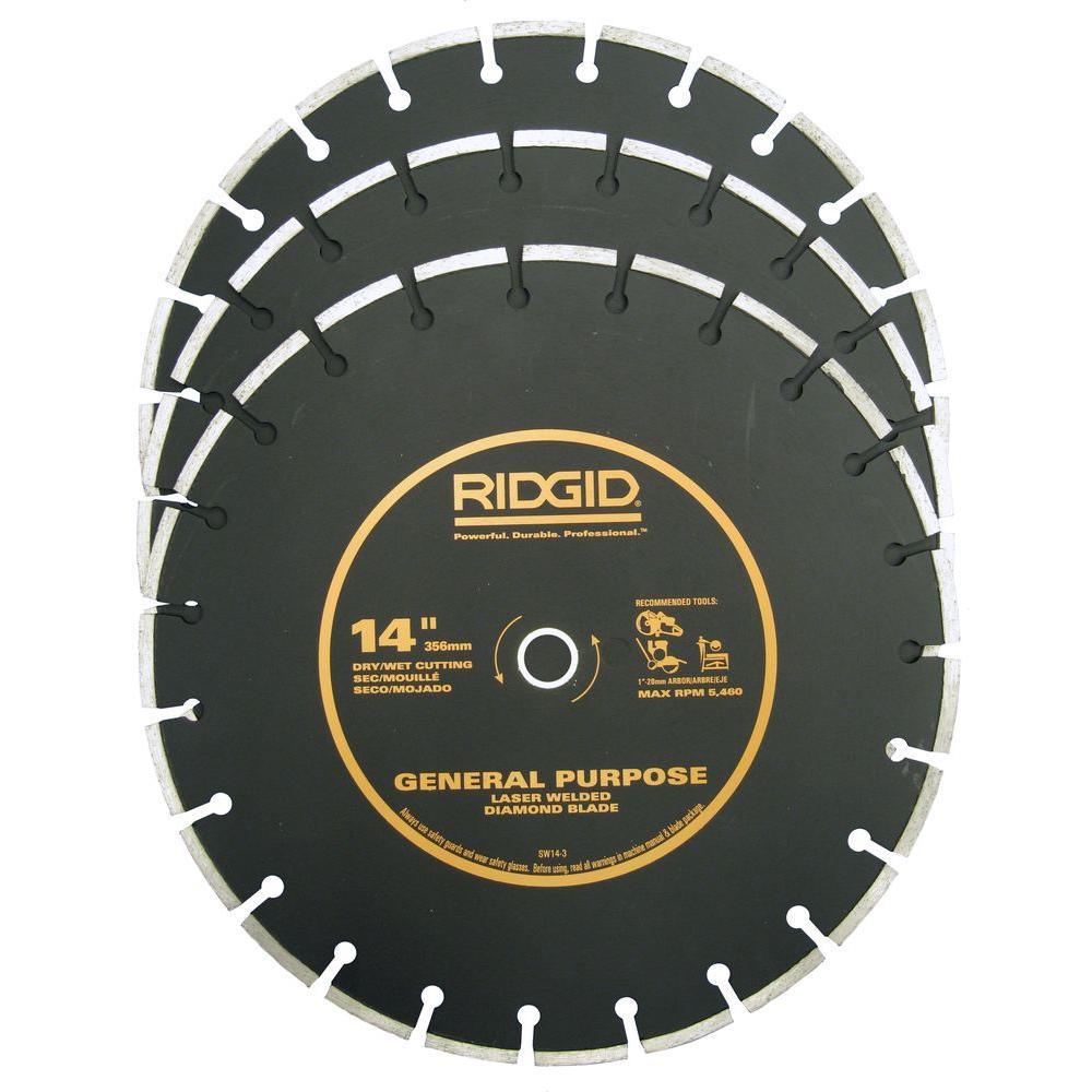 14 in. Diamond Blade (3-Pack) - Super Arbor