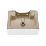 Swiss Madison Claire Compact Ceramic Wall Hung Sink in White