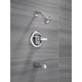 Classic Single-Handle 5-Spray Tub and Shower Faucet with Stops in Chrome (Valve Included) - Super Arbor