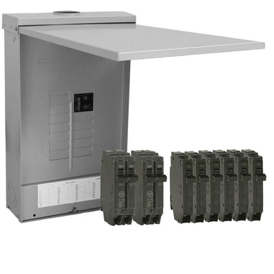 PowerMark Gold 125 Amp 12-Space 24-Circuit Outdoor Main Breaker Value Kit - Super Arbor