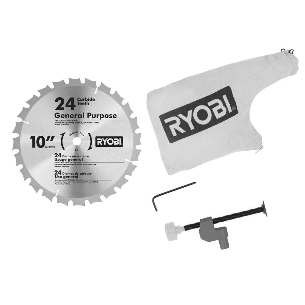 10 in. Compound Miter Saw with LED with Stand - Super Arbor