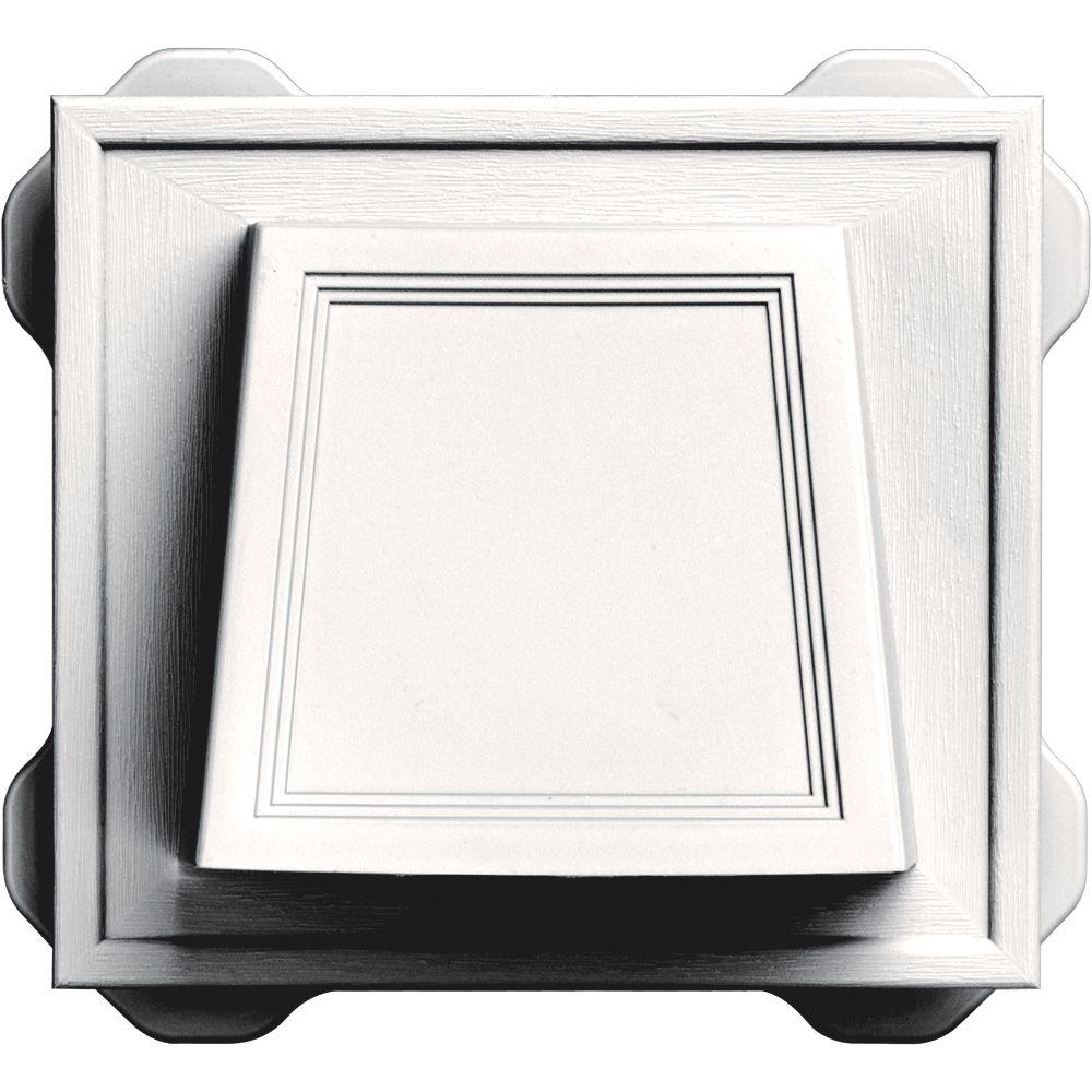 4 in. Hooded Vent #117-Bright White - Super Arbor
