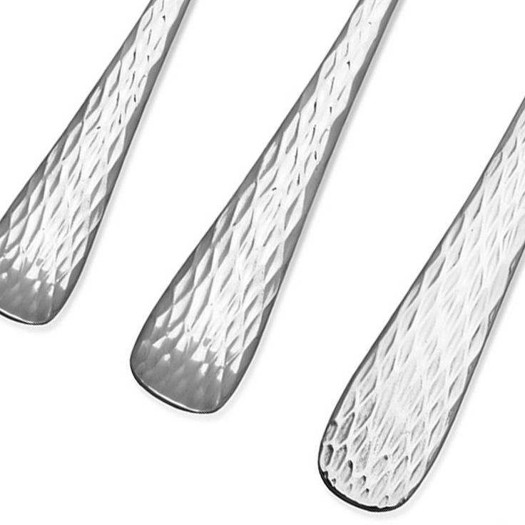 Melody 45 Piece Hammered Flatware Set (Service for 8)