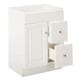 Wyndham 30 in. W x 18 in. D Unassembled Bath Vanity Cabinet Only in White Semi-Gloss