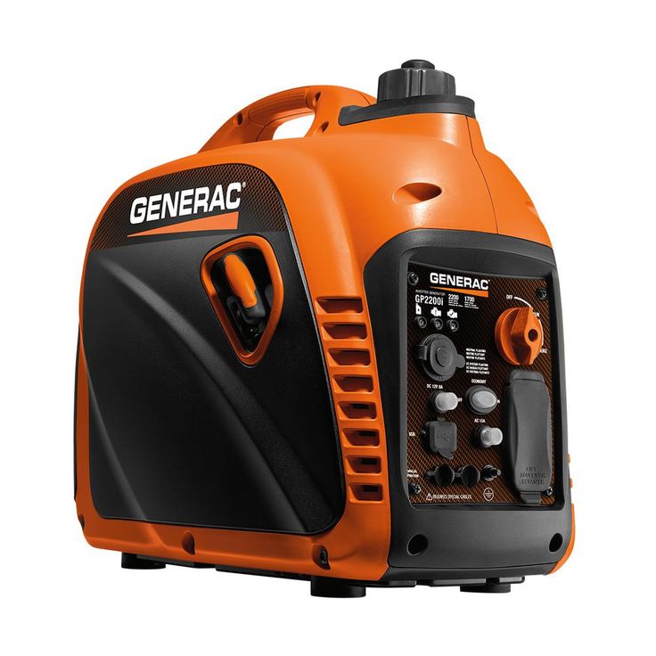 Generac GP2200i - 2200-Watt Gasoline Powered Recoil Started Residential Portable Inverter Generator