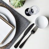 Opera Gunmetal 20-Piece 18/0-Stainless Steel Flatware Set (Service for 4)