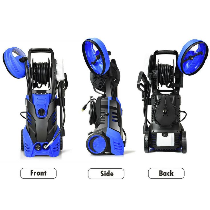 Costway 2030 PSI 2 GPM Hot/Cold Water Electric High Pressure Washer with Patio Cleaner and 5 Nozzles