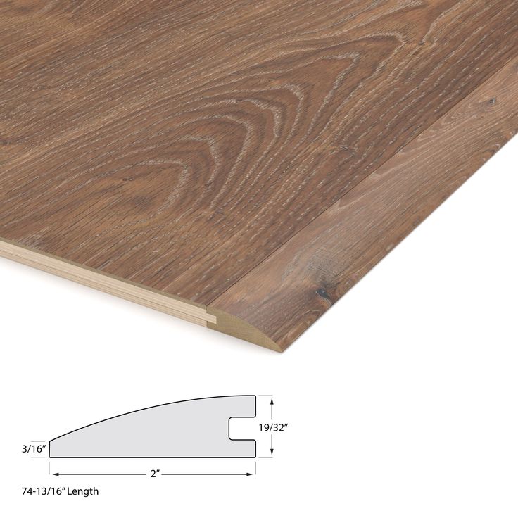 CALI Meritage Knotty Barrel 0.79-in T x 2.17-in W x 75.2-in L Wood Reducer