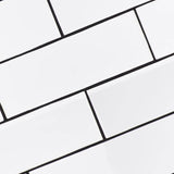 MSI City Bianco 4 in. x 12 in. Glossy Ceramic White Subway Tile (9.99 sq. ft./case)
