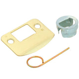 Flair Bright Brass Passage Hall/Closet Door Lever - Super Arbor