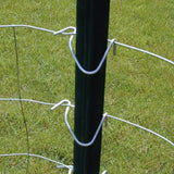 Everbilt 1-3/4 in. x 3-1/2 in. x 5 ft. Green Steel Fence T-Post with Anchor Plate