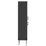Svedin 18 in. W x 13 in. D x 71 in. H Free Standing Tall Bathroom Linen Cabinet in Matte Gray - Super Arbor