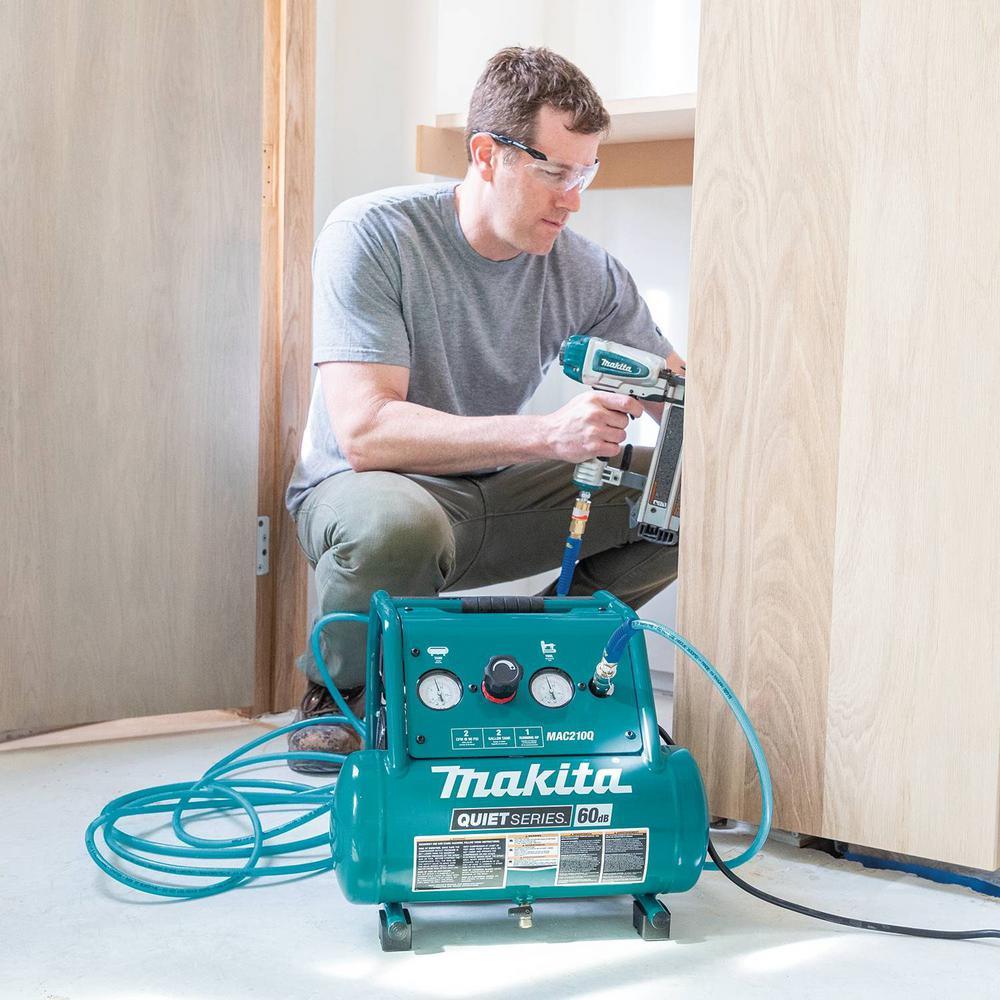 Quiet Series 2 Gal. 1 HP Oil-Free Electric Air Compressor - Super Arbor