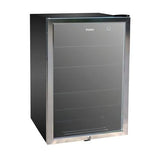 Haier 150-Can Capacity (4.36-cu ft) Residential Stainless Steel Freestanding Beverage Center