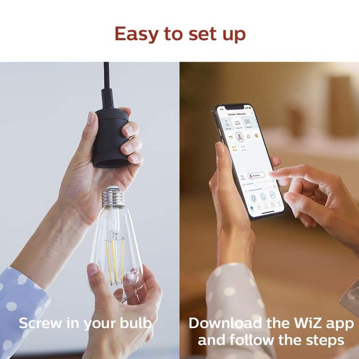 Soft White ST19 LED 40W Equivalent Dimmable Smart Wi-Fi Wiz Connected Wireless Light Bulb