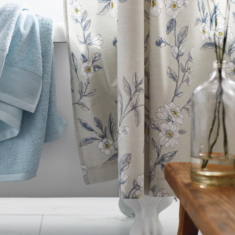 Primrose 72 in. Multicolored Floral Cotton Percale Standard Shower Curtain - Super Arbor