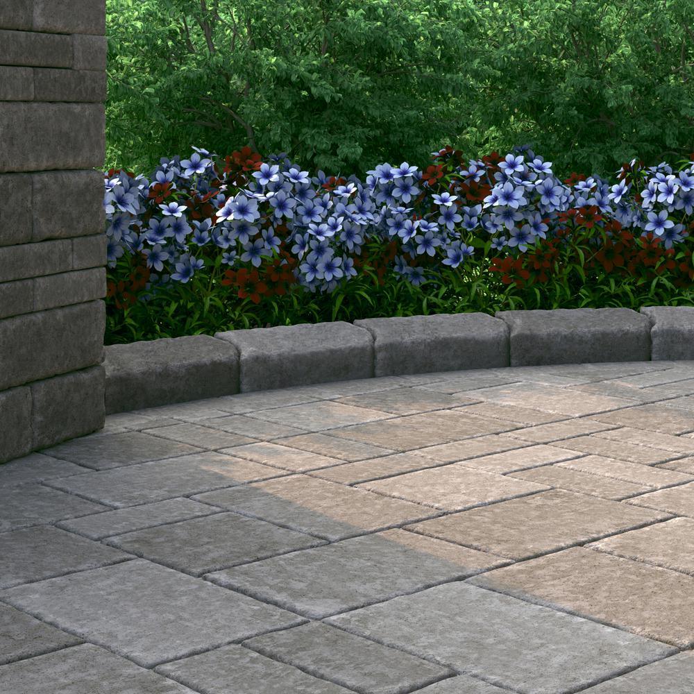 RumbleStone Rec 10.5 in. x 7 in. x 1.75 in. Greystone Concrete Paver (192 Pcs. / 98 Sq. ft. / Pallet) - Super Arbor