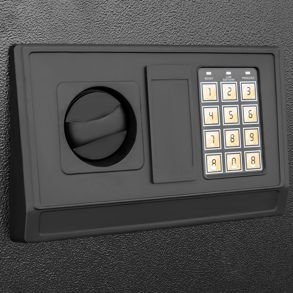 9-Gun Safe Electronic Lock Combination Security Box, Textured Black - Super Arbor