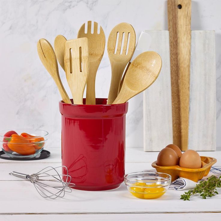 8-Piece Red Tub of Tools
