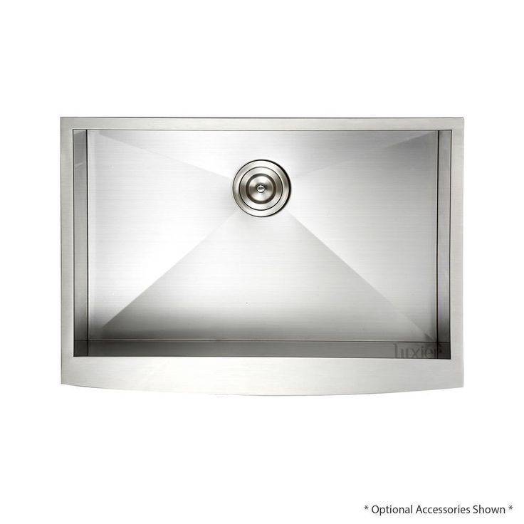 Handmade Farmhouse Apron-Front Stainless Steel 30 in. Single Bowl Kitchen Sink