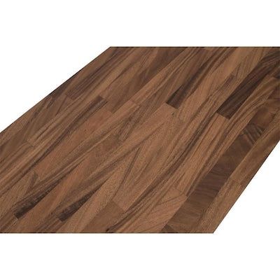Sparrow Peak Saman Natural Straight Butcher Block Saman Kitchen Countertop