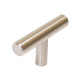 1.54 in. Stainless Steel Cabinet T-Pull Knob Value Pack (10-Pack) - Super Arbor
