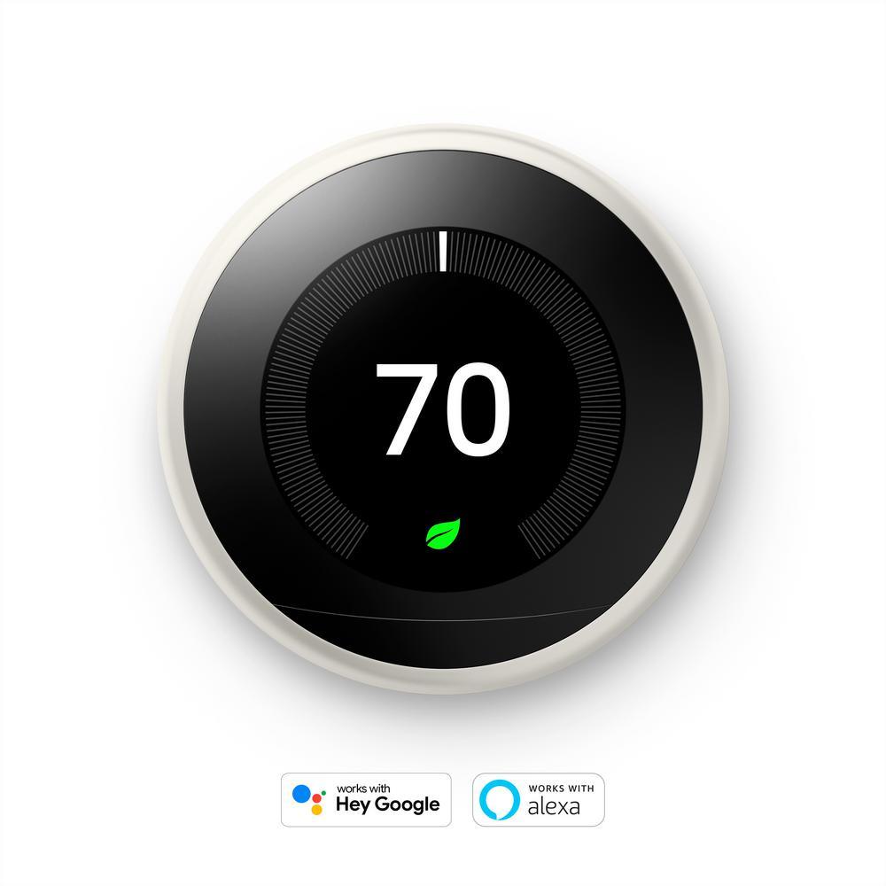 Nest Learning Thermostat 3rd Gen in White 10-pack - Super Arbor