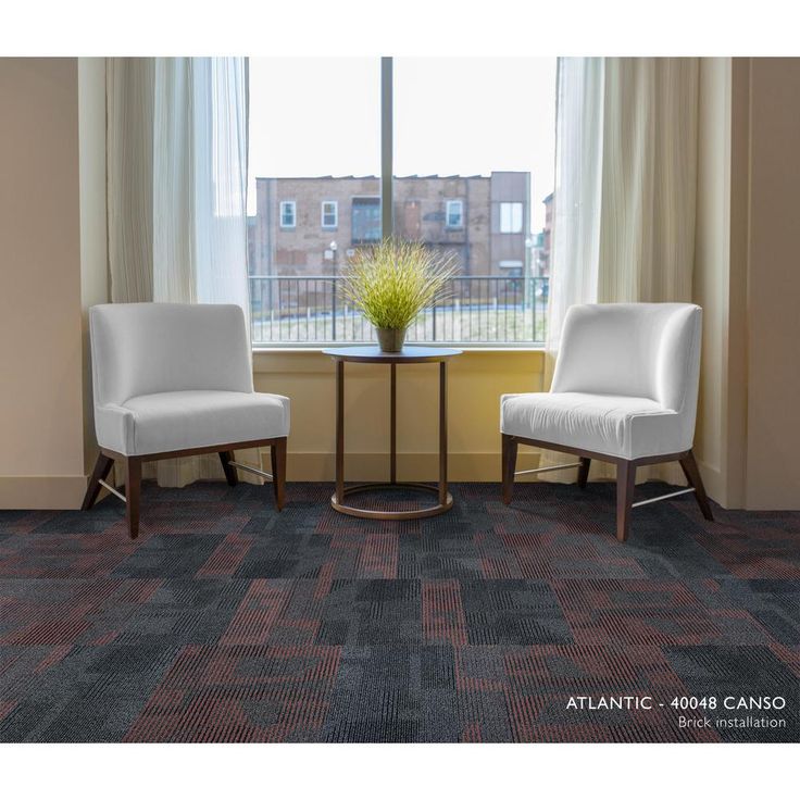 Atlantic Canso Loop 19.68 in. x 19.68 in. Carpet Tile (8 Tiles/Case)