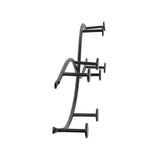 Sweep 8-Hook Double Wall Mount Rack in Black