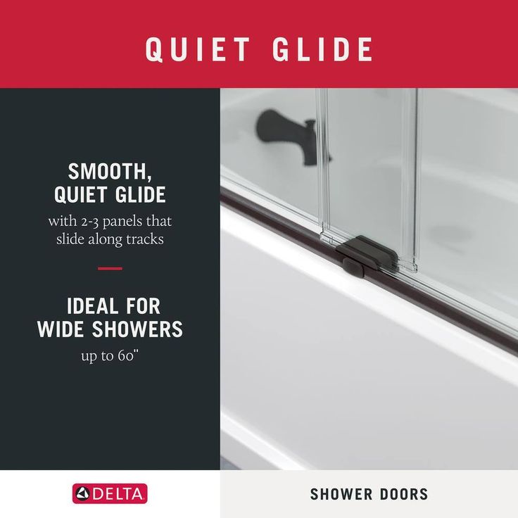 Traditional 60 in. x 58-3/8 in. Semi-Frameless Sliding Bathtub Door in Chrome with 1/4 in. (6mm) Clear Glass