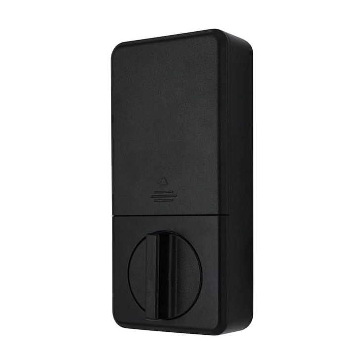 Defiant Square Compact Hubspace Matte Black Electronic Single Cylinder Deadbolt