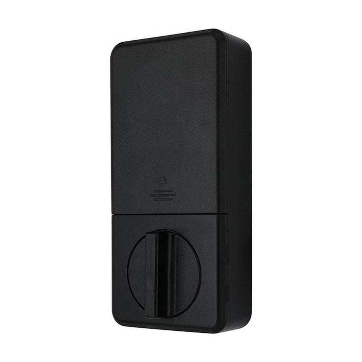 Defiant Square Compact Hubspace Matte Black Electronic Single Cylinder Deadbolt
