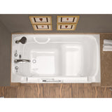 HD Series 29 in. x 53 in. Left Drain Wheelchair Access Walk-In Soaking Bathtub in White - Super Arbor