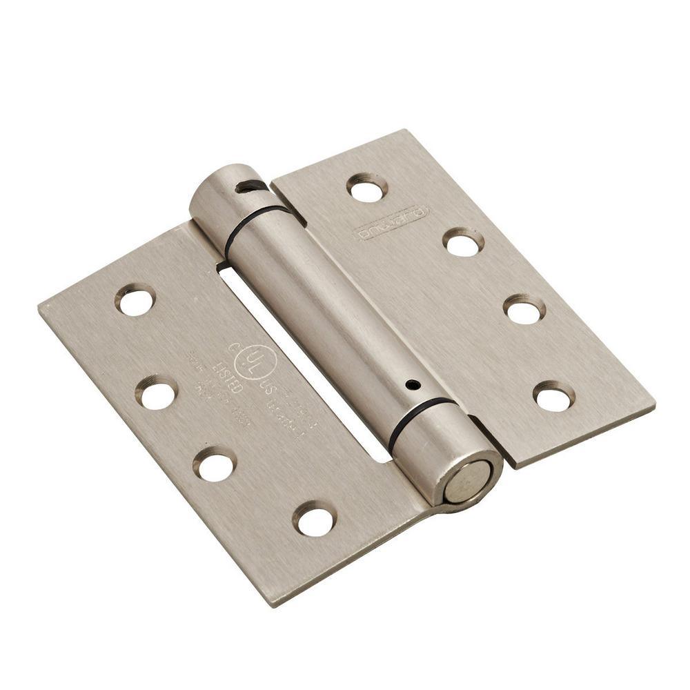 4 in. x 4 in. Full Mortise Adjustable Spring Hinge - Super Arbor
