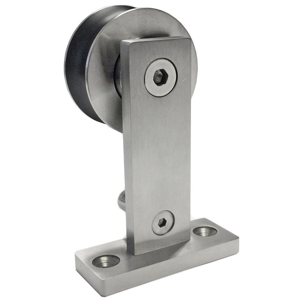 Stainless Steel Top Mount Rolling Door Hardware for Wood Doors - Super Arbor