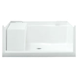 Accord 36 in. x 48 in. Single Threshold Shower Base in White - Super Arbor