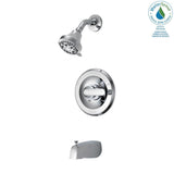 Classic Single-Handle 5-Spray Tub and Shower Faucet in Chrome (Valve Included) - Super Arbor