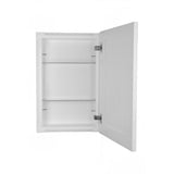 Silverton 14 in. x 24 in. x 4 in. Recessed Medicine Cabinet in White - Super Arbor