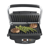 Steak Lover's 100 sq. in. Black Indoor Grill with Lid