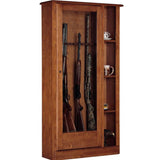 5.51 cu. ft. 10 Gun Cabinet and Curio - Super Arbor
