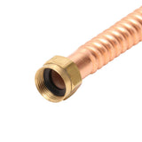 3/4 in. FIP/MIP x 3/4 in. FIP x 24 in. Copper Water Heater Connector (7/8 in. O.D.) - Super Arbor