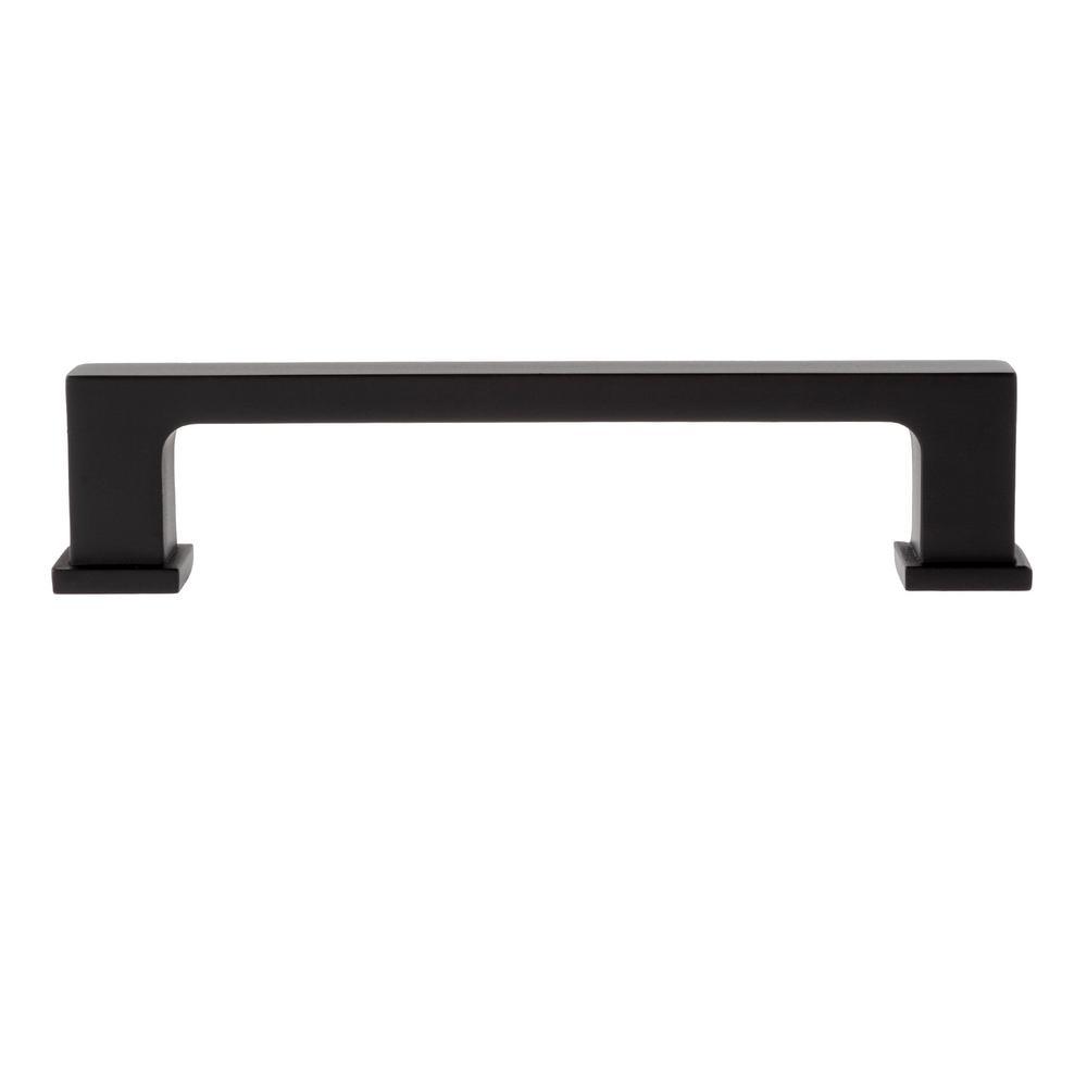 Chelsey 4 in. Matte Black Drawer Pull - Super Arbor