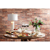 16 in. Decor Copper Charger Plate - Hammered Rim (Set of 4)
