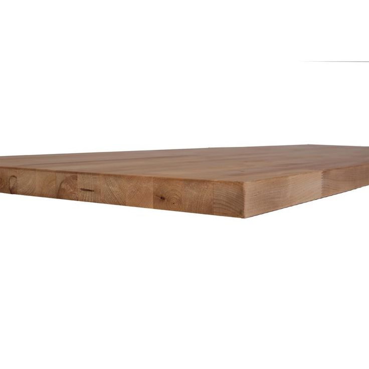 Unfinished Birch 8 ft. L x 25 in. D x 1.5 in. T Butcher Block Countertop