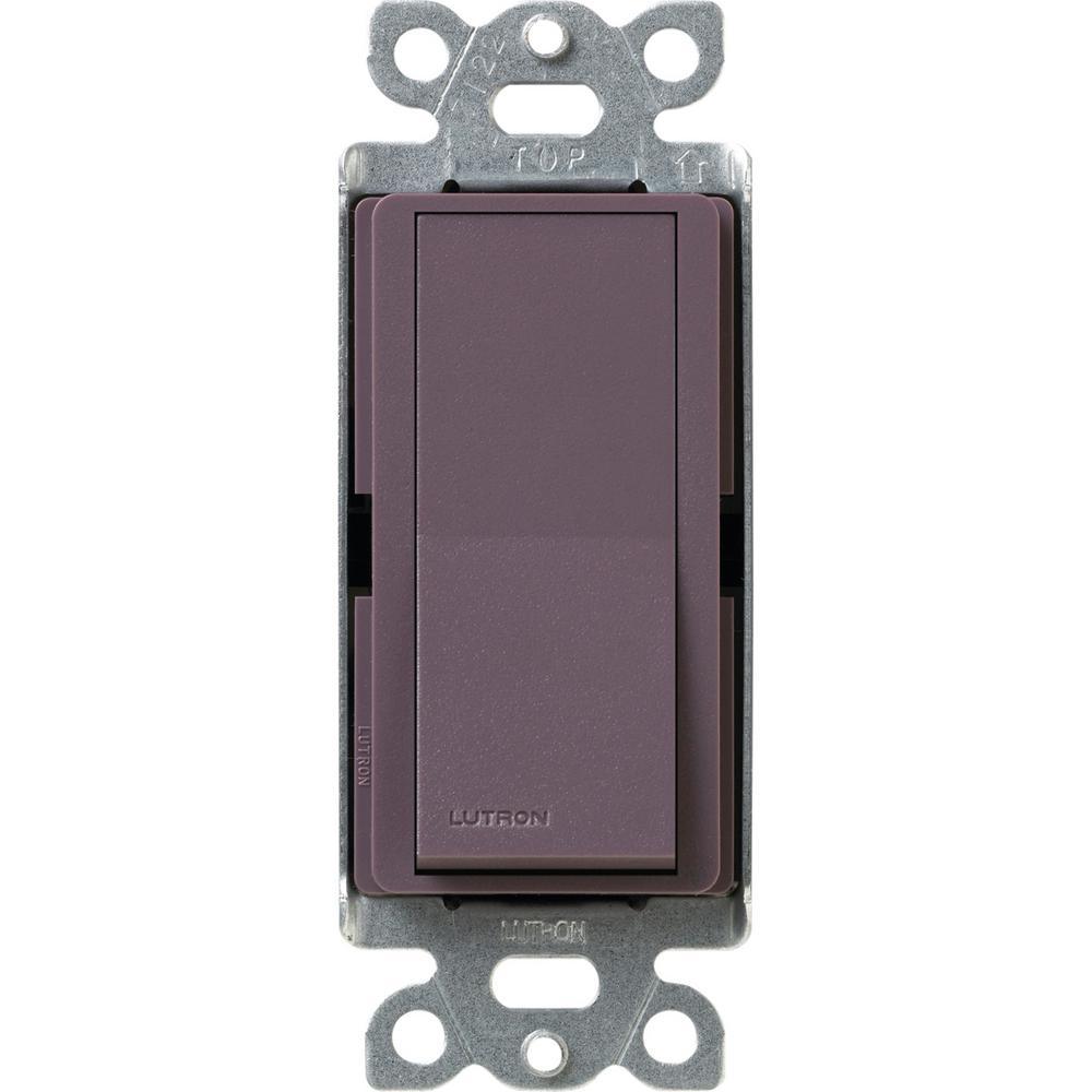 Claro 15 Amp On/Off 3-Way Switch, White - Super Arbor