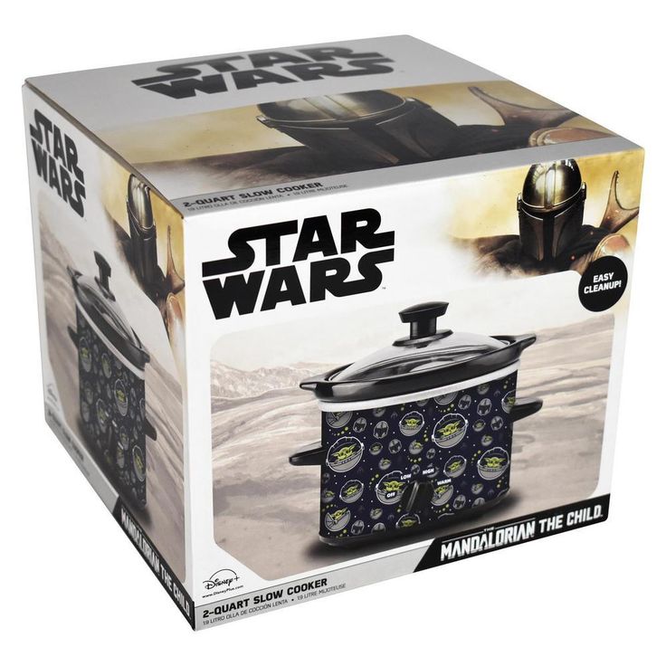 Star Wars The Mandalorian 2 Qt Navy Blue Slow Cooker