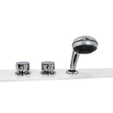 Builder's Choice 53 in. Right Drain Quick Fill Walk-In Air Bath Tub in White - Super Arbor
