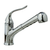 Coralais Single-Handle Pull-Out Sprayer Kitchen Faucet With MasterClean Sprayface In Polished Chrome - Super Arbor