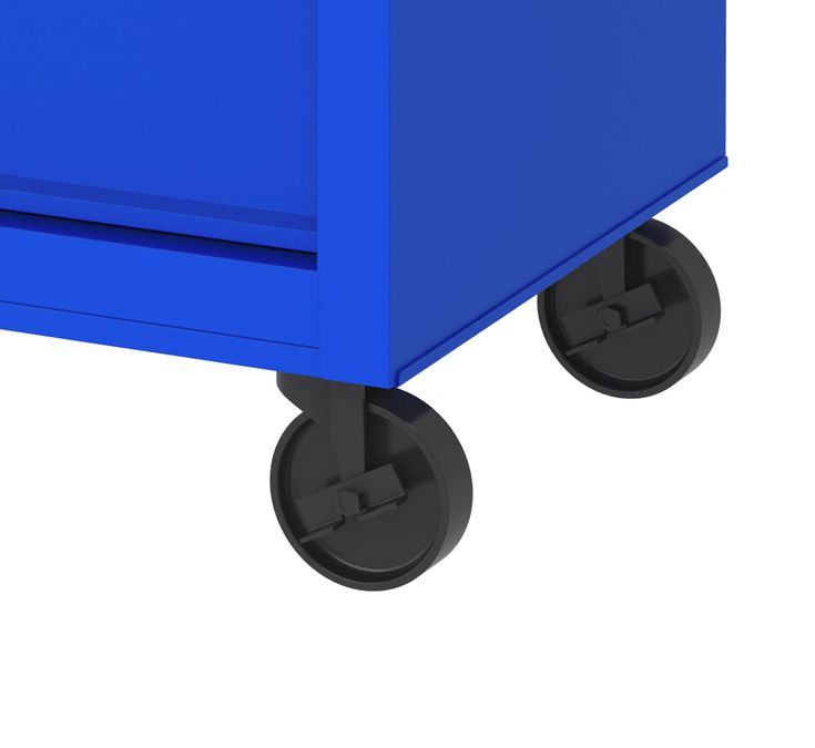 Kobalt 26.7-in W x 33-in H 4-Drawer Steel Rolling Tool Cabinet (Blue)