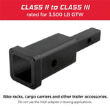 TowSmart Class II to Class III Receiver Adapter - Super Arbor